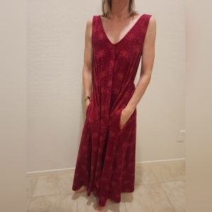 NWT Gudrun Sjoden Long Blossa Velvet Dress small
